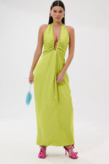 IN YOUR DREAMS SATIN MIDI DRESS