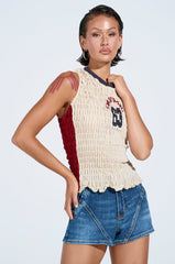 ADDICTED RUCHED JERSEY TOP