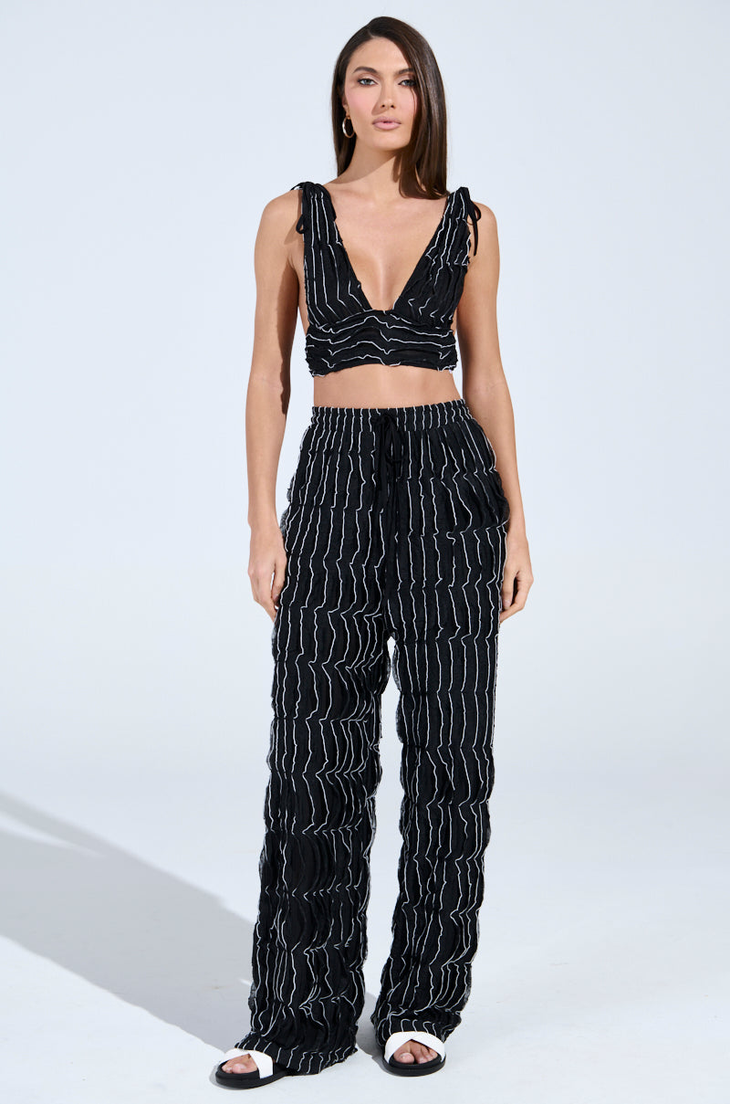 HARD TO LOVE PALAZZO PANT IN BLACK