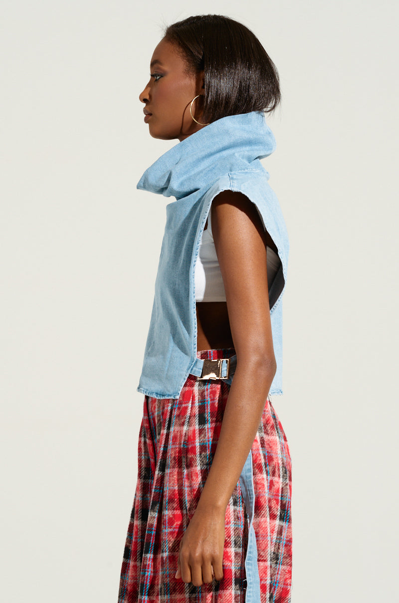 MY BEST SELF SLEEVELESS STATEMENT TOP