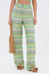 JUST A FEELING CROCHET PALAZZO PANT