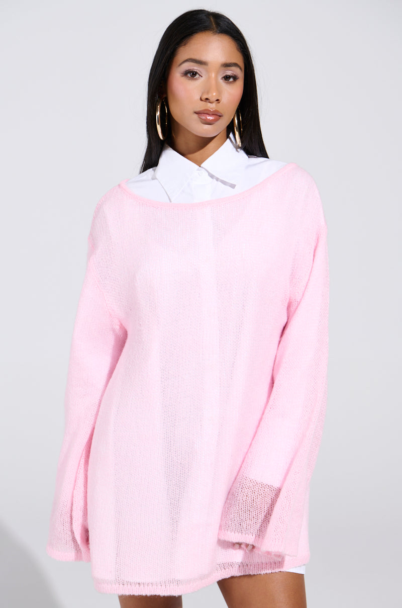 BE READY IN 5 SWEATER DRESS
