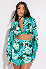 COME MY WAY ULTRA CROPPED BLOUSE