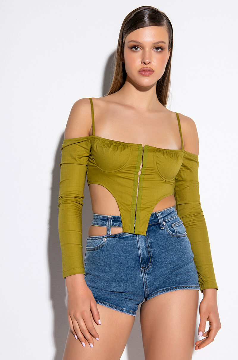 HALF OF ME DENIM SHORTS
