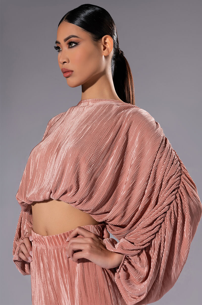 MADE YOU BLUSH CINCHED TOP